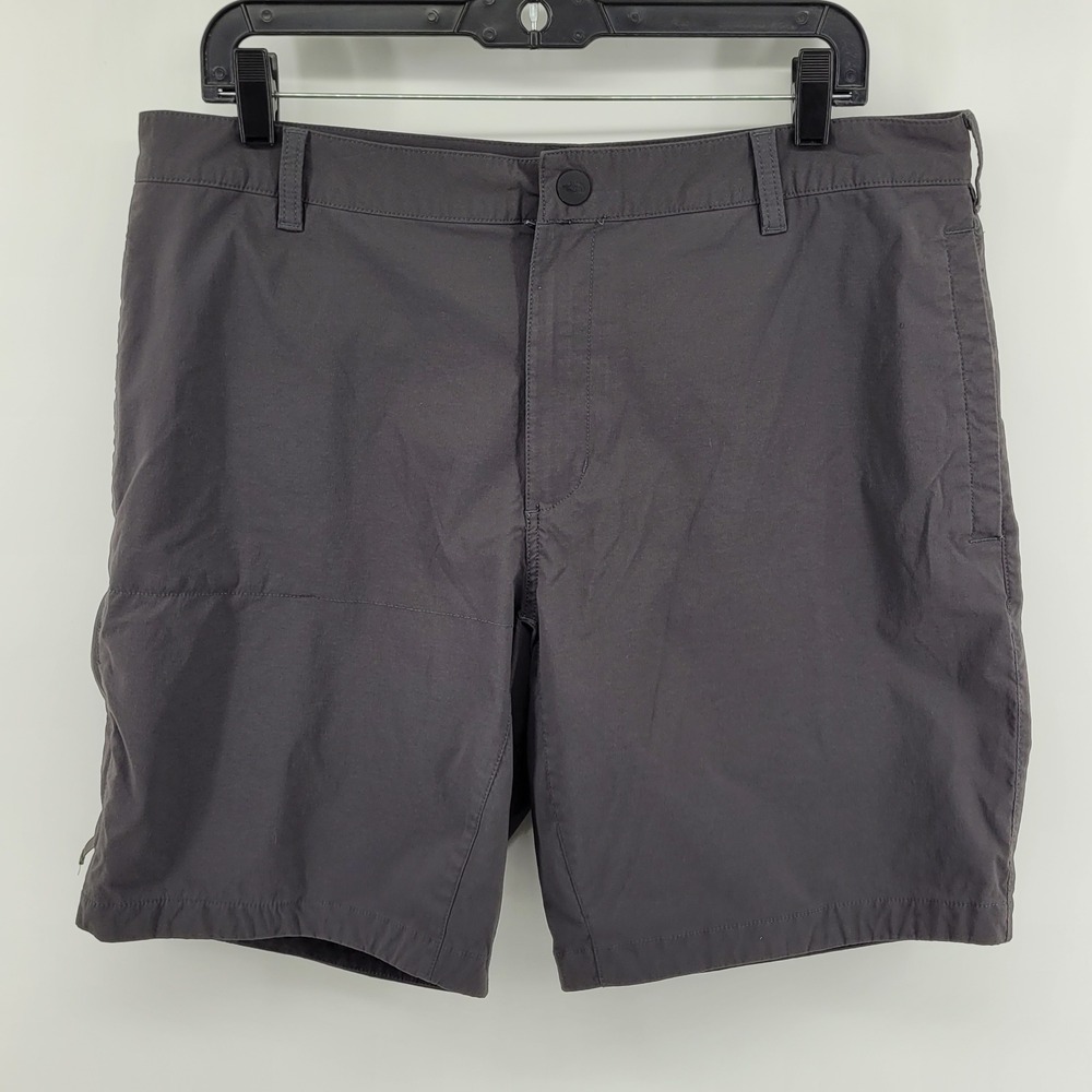 The North Face Mens Size‎ 36 Regular Shorts Gray Nylon Zip Pocket Outdoor Hiking